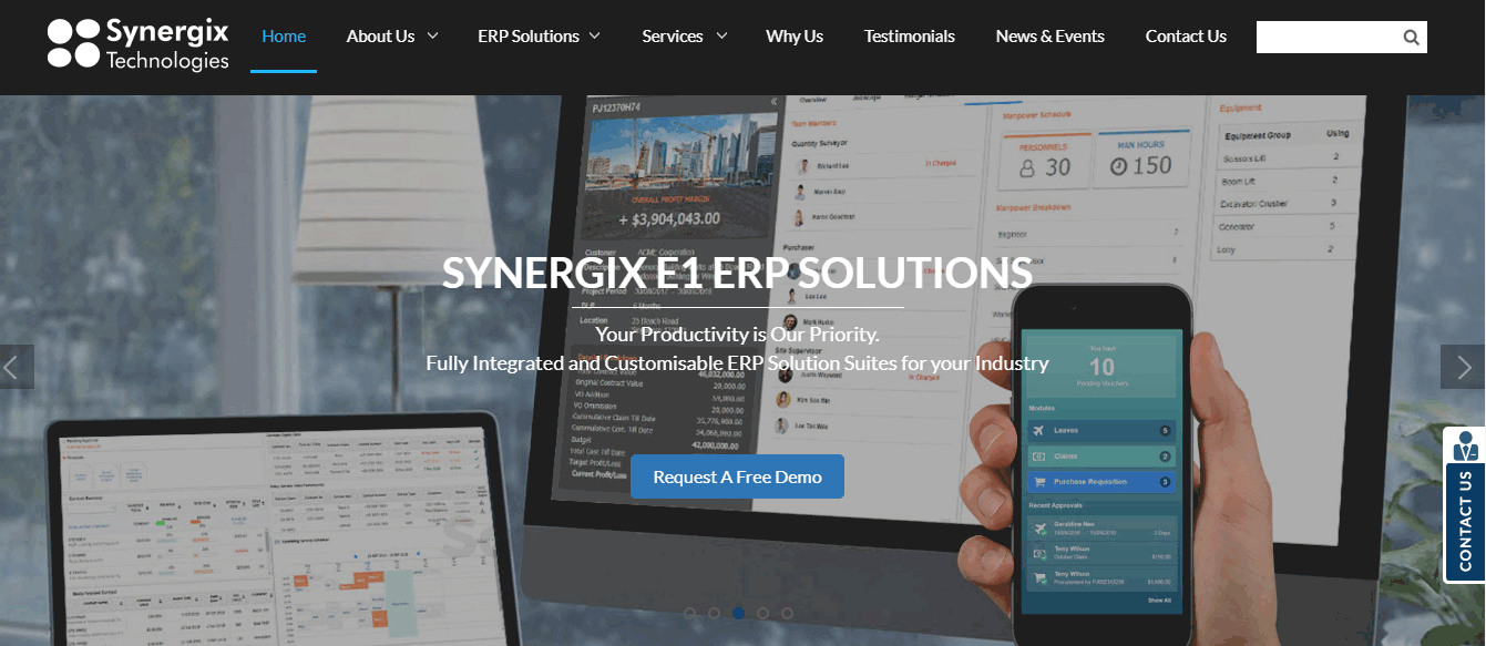 Synergix ERP Screenshot1